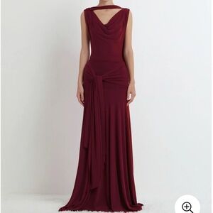 Cocosin The Solène Drape Maxi Dress